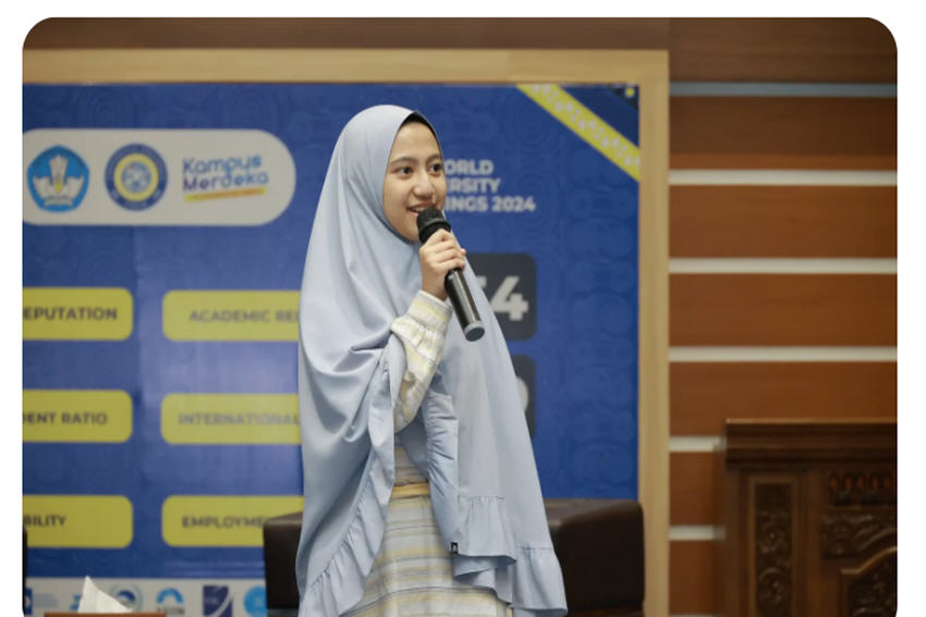 Cerita Adinda, Kandidat Golden Ticket Unair yang Termotivasi dari Kakak