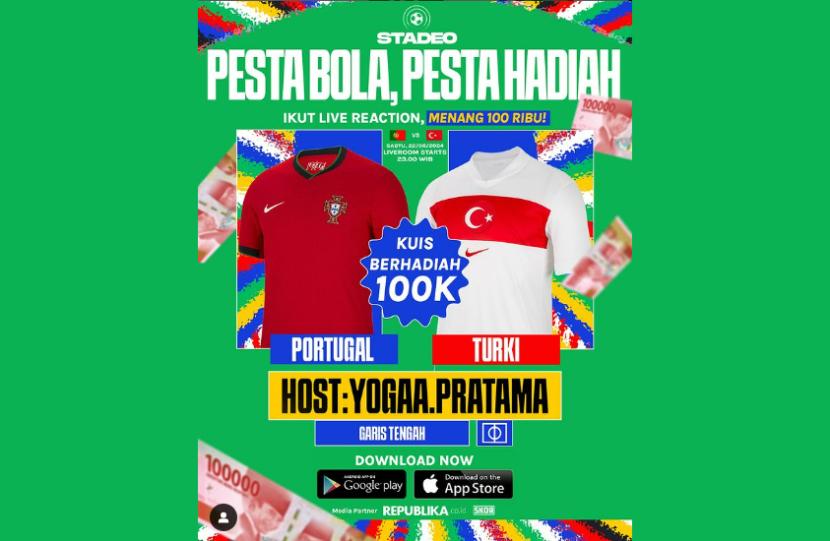 Live Room Stadeo: Kulik Laga Portugal Vs Turki di Euro 2024, Siapa Berjaya?